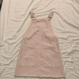 Baby pink overalls
